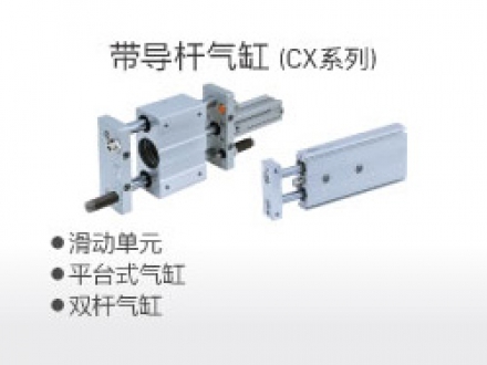 带导杆气缸 (CX系列)